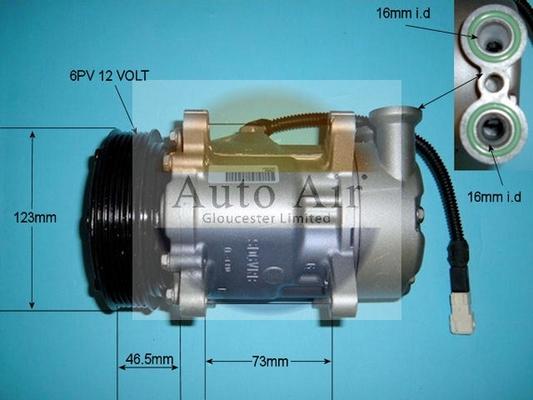 Auto Air Gloucester 14-0281R - Compressor, air conditioning autospares.lv