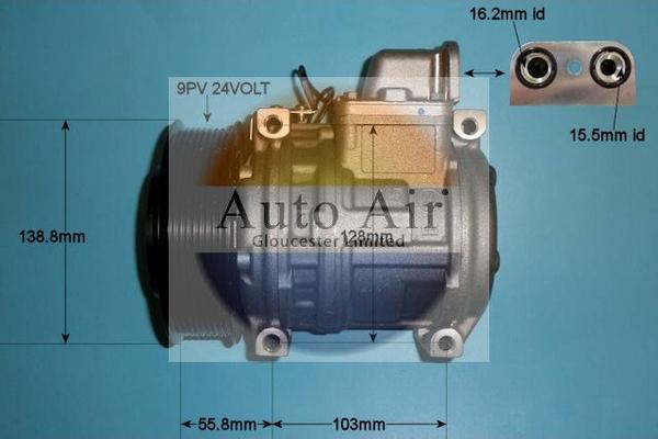 Auto Air Gloucester 14-0270 - Compressor, air conditioning autospares.lv