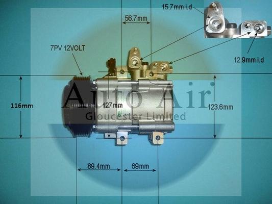 Auto Air Gloucester 14-1441 - Compressor, air conditioning autospares.lv