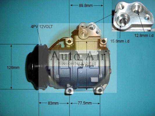 Auto Air Gloucester 14-1448 - Compressor, air conditioning autospares.lv