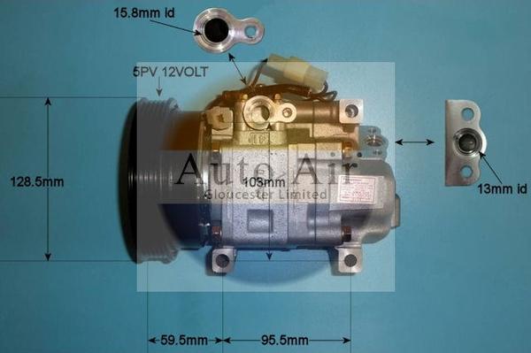 Auto Air Gloucester 14-1019 - Compressor, air conditioning autospares.lv