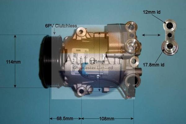 Auto Air Gloucester 14-1016 - Compressor, air conditioning autospares.lv