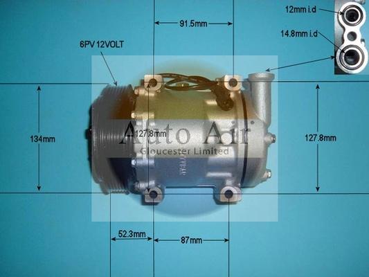 Auto Air Gloucester 14-1157P - Compressor, air conditioning autospares.lv