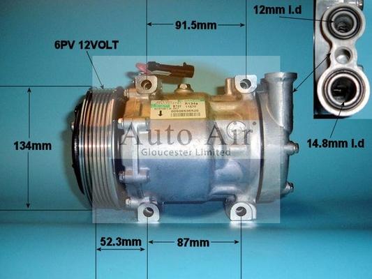 Auto Air Gloucester 14-1157 - Compressor, air conditioning autospares.lv