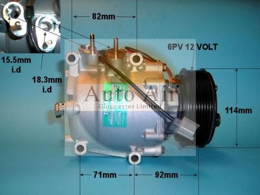 Auto Air Gloucester 14-1185 - Compressor, air conditioning autospares.lv