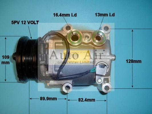 Auto Air Gloucester 14-1181 - Compressor, air conditioning autospares.lv