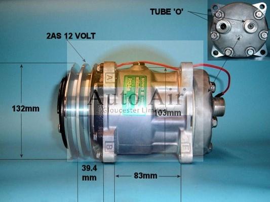 Auto Air Gloucester 14-1188 - Compressor, air conditioning autospares.lv