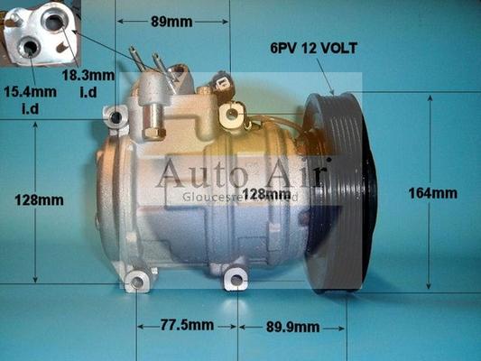 Auto Air Gloucester 14-1183 - Compressor, air conditioning autospares.lv