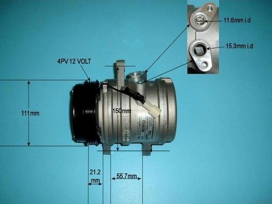 Auto Air Gloucester 14-1172 - Compressor, air conditioning autospares.lv