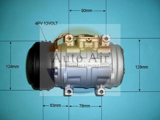 Auto Air Gloucester 14-1845R - Compressor, air conditioning autospares.lv