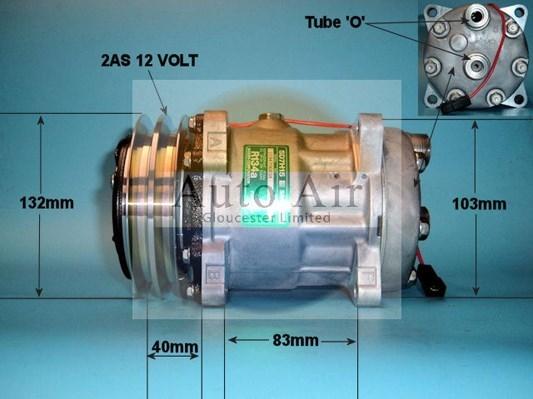 Auto Air Gloucester 14-1242 - Compressor, air conditioning autospares.lv