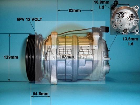 Auto Air Gloucester 14-1237 - Compressor, air conditioning autospares.lv