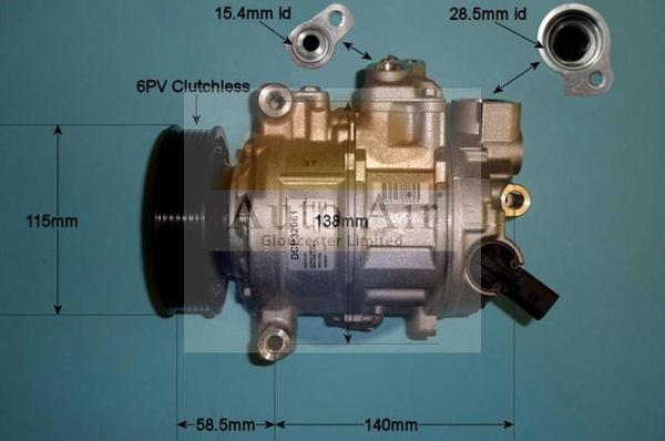 Auto Air Gloucester 14-1275 - Compressor, air conditioning autospares.lv