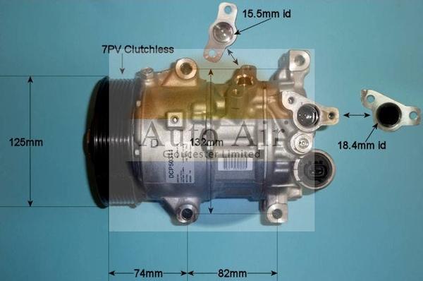 Auto Air Gloucester 14-1277 - Compressor, air conditioning autospares.lv