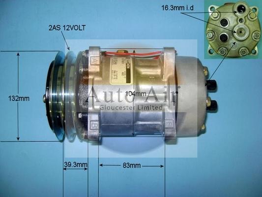 Auto Air Gloucester 14-8585 - Compressor, air conditioning autospares.lv