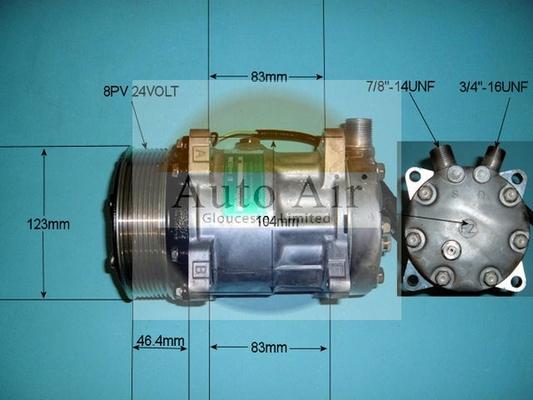 Auto Air Gloucester 14-8117 - Compressor, air conditioning autospares.lv