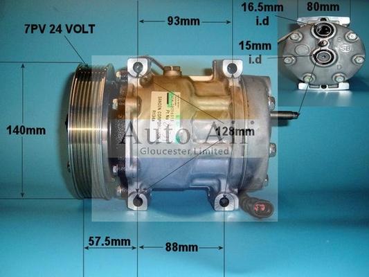 Auto Air Gloucester 14-8231 - Compressor, air conditioning autospares.lv