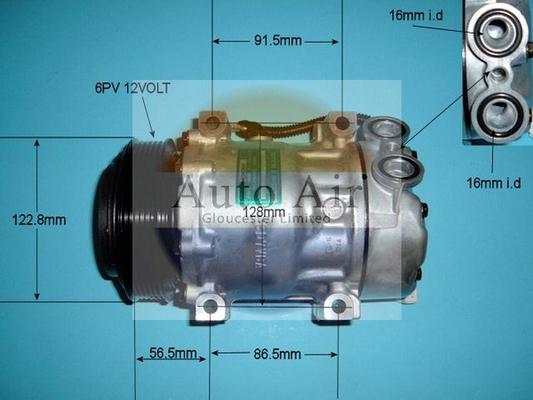 Auto Air Gloucester 14-3542 - Compressor, air conditioning autospares.lv