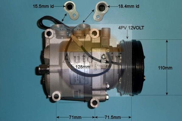 Auto Air Gloucester 14-3570P - Compressor, air conditioning autospares.lv