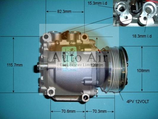 Auto Air Gloucester 14-3570 - Compressor, air conditioning autospares.lv