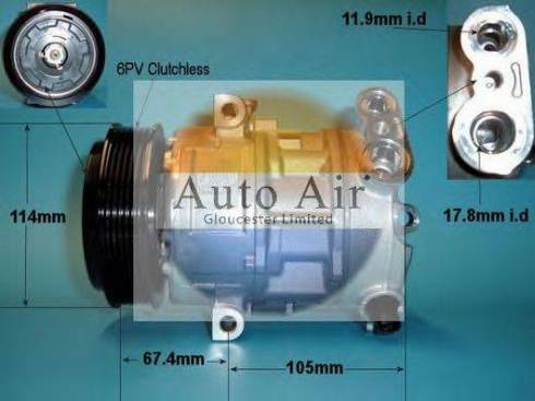 Auto Air Gloucester 14-7489 - Compressor, air conditioning autospares.lv