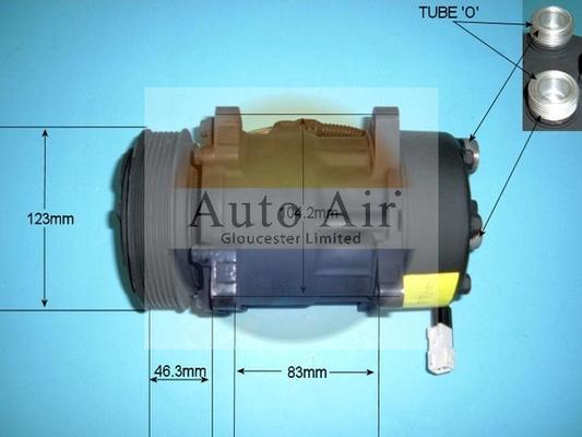 Auto Air Gloucester 14-7485R - Compressor, air conditioning autospares.lv