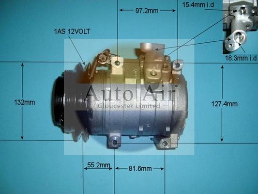 Auto Air Gloucester 14-7424 - Compressor, air conditioning autospares.lv