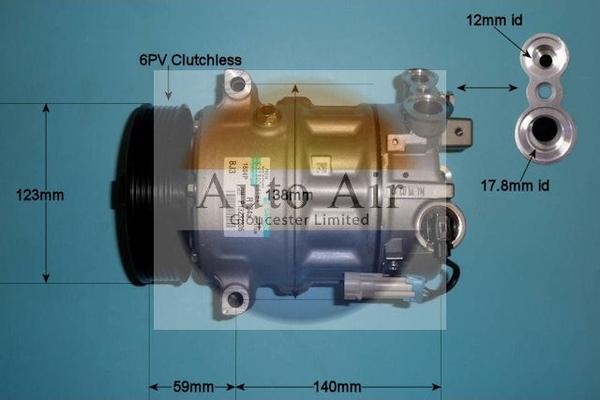 Auto Air Gloucester 14-7473 - Compressor, air conditioning autospares.lv