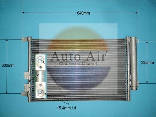 Auto Air Gloucester 16-9787 - Condenser, air conditioning autospares.lv