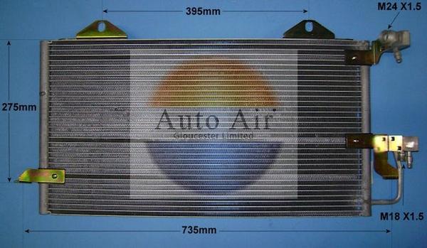 Auto Air Gloucester 16-4883 - Condenser, air conditioning autospares.lv