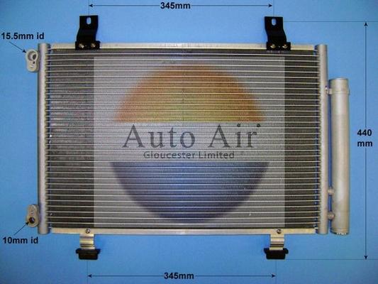 Auto Air Gloucester 16-5266 - Condenser, air conditioning autospares.lv