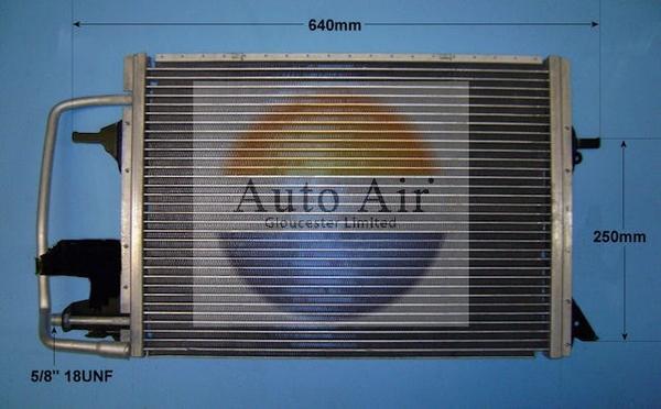 Auto Air Gloucester 16-6510 - Condenser, air conditioning autospares.lv