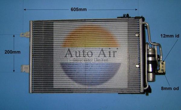 Auto Air Gloucester 16-6218 - Condenser, air conditioning autospares.lv