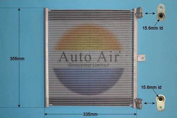 Auto Air Gloucester 16-1446 - Condenser, air conditioning autospares.lv