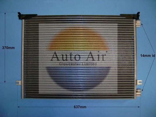 Auto Air Gloucester 16-1379 - Condenser, air conditioning autospares.lv