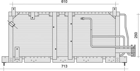 Autoclima 30311193CP - Condenser, air conditioning autospares.lv