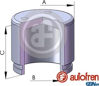 AUTOFREN SEINSA D02553 - Piston, brake caliper autospares.lv