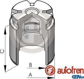 AUTOFREN SEINSA D025124 - Piston, brake caliper autospares.lv