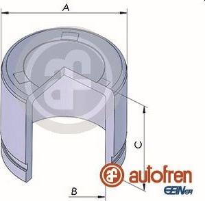 AUTOFREN SEINSA D025322 - Piston, brake caliper autospares.lv