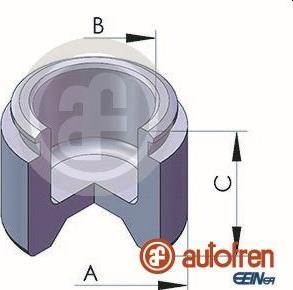 AUTOFREN SEINSA D02522 - Piston, brake caliper autospares.lv