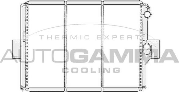 Autogamma 404056 - Radiator, engine cooling autospares.lv