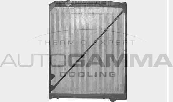 Autogamma 400816 - Radiator, engine cooling autospares.lv