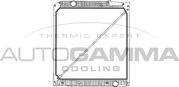 Autogamma 401120 - Radiator, engine cooling autospares.lv