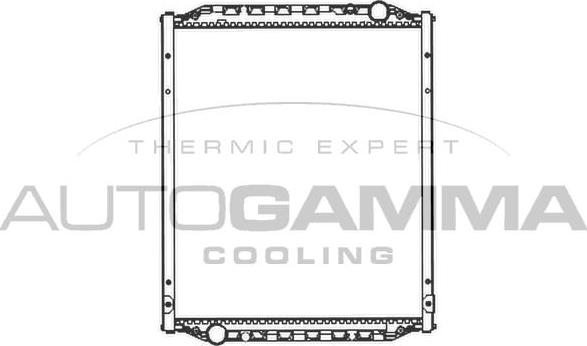 Autogamma 403682 - Radiator, engine cooling autospares.lv