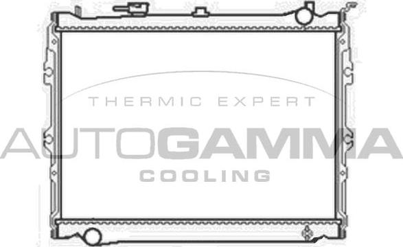 Autogamma 104679 - Radiator, engine cooling autospares.lv