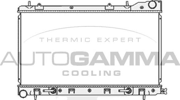 Autogamma 104706 - Radiator, engine cooling autospares.lv