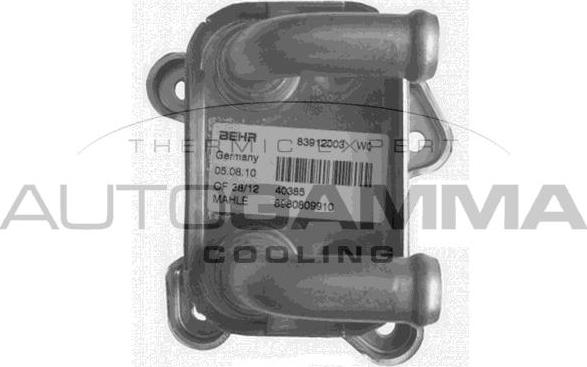 Autogamma 105850 - Oil Cooler, engine oil autospares.lv