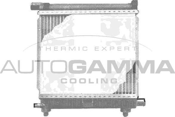 Autogamma 100511 - Radiator, engine cooling autospares.lv