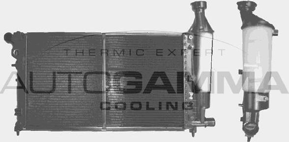 Autogamma 100195 - Radiator, engine cooling autospares.lv