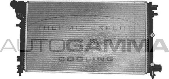 Autogamma 100198 - Radiator, engine cooling autospares.lv